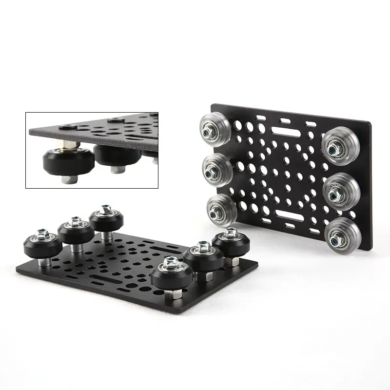 Zestaw bramowy z rowkiem V 20-80 mm Płyta bramowa z kółkami do profili aluminiowych z rowkiem V Openbuilds CNC Router i część drukarki 3D — zdjęcie 2
