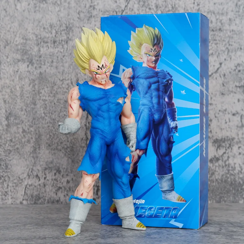 Collection de figurines Dragon Ball Majin Vegeta, modèle cancers, figurine en vinyle, beurre, 20cm