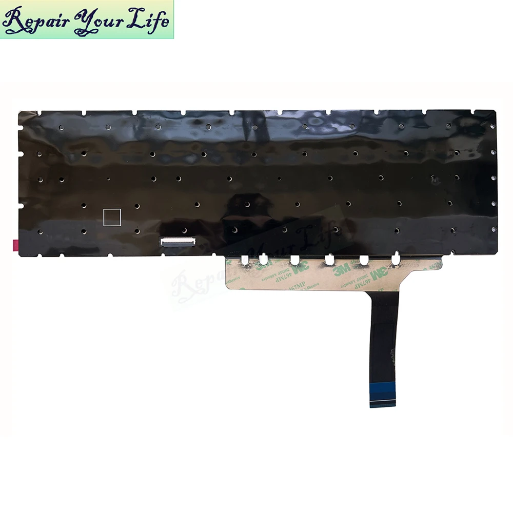 RU Russian RGB Backlit Keyboard For MSI GP76 GE76 GS76 Leopard 10UG 10UH 11UE 11UG 12UH MS-17K3 17K2 Colorful Backlit Keyboards