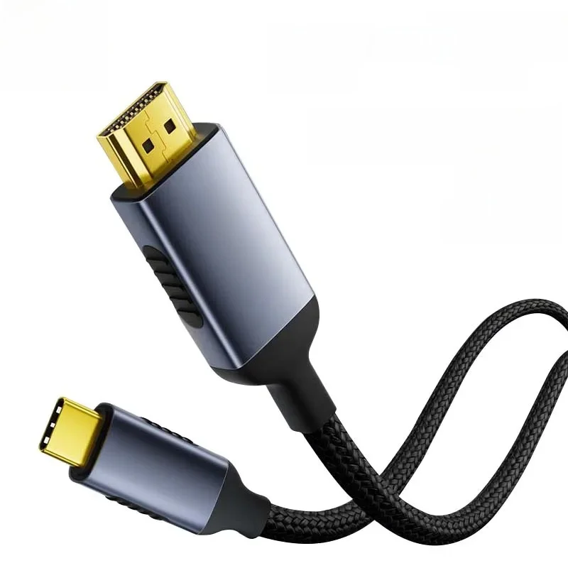 8K USB C naar HDMI-kabel 8K@60Hz 4K@120Hz Vergulde stekkers Type-C naar HDMl 2.1Cord Thunderbolt 3/4/5 Compatibel voor MacBook IPadPro - afbeelding 2