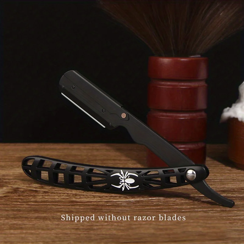 Unique Spider Handle Metal Razors for Men's Beard Haircuts - Safety, Precision, and Reusability