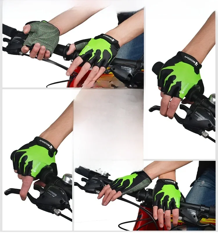 AliExpress Boodun Outdoor Cycling MEN'S AND WOMEN'S Half Finger Gloves for Mountaineering, Fitness, Yoga, Shock Absorption, Anti Slip Glove2181082