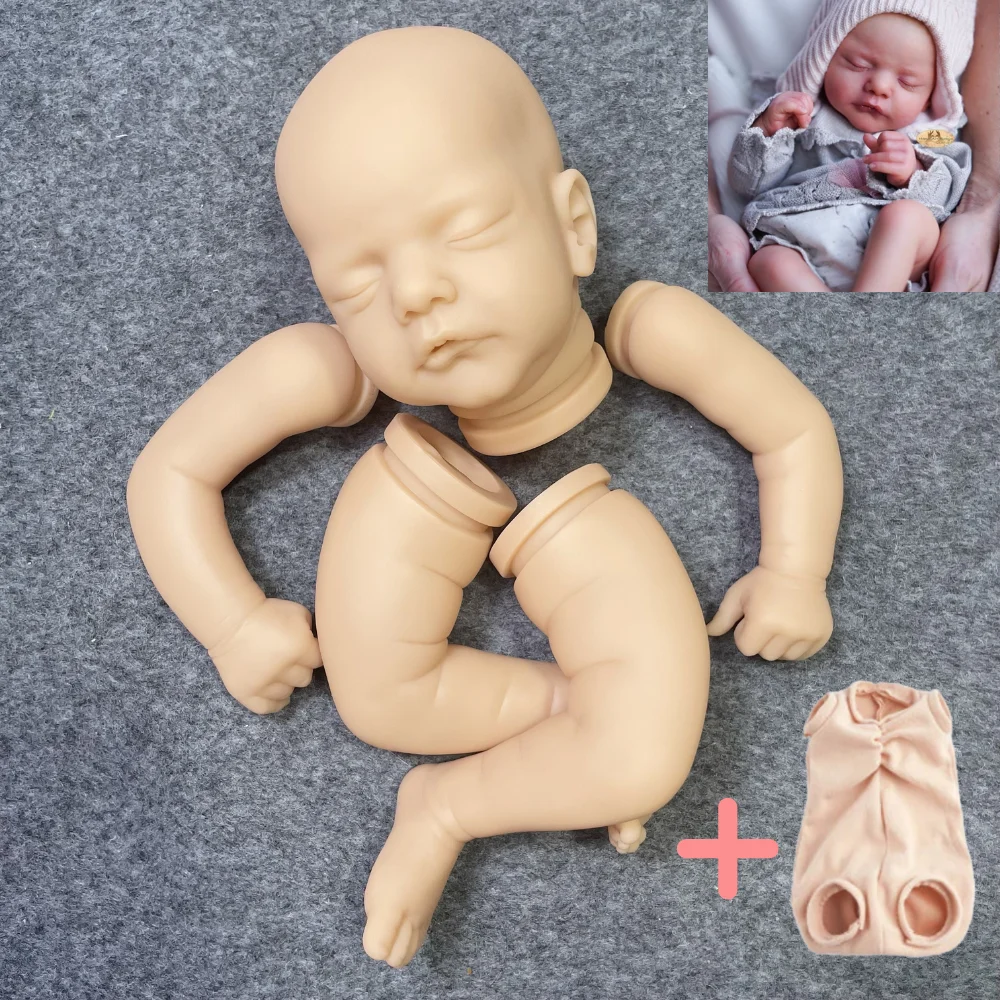 

Bebe Reborn Kit Sam With COA Vinyl Blank Unpainted Unfinished Doll Mold 18-19 Inch Kit Reborn Blank Parts