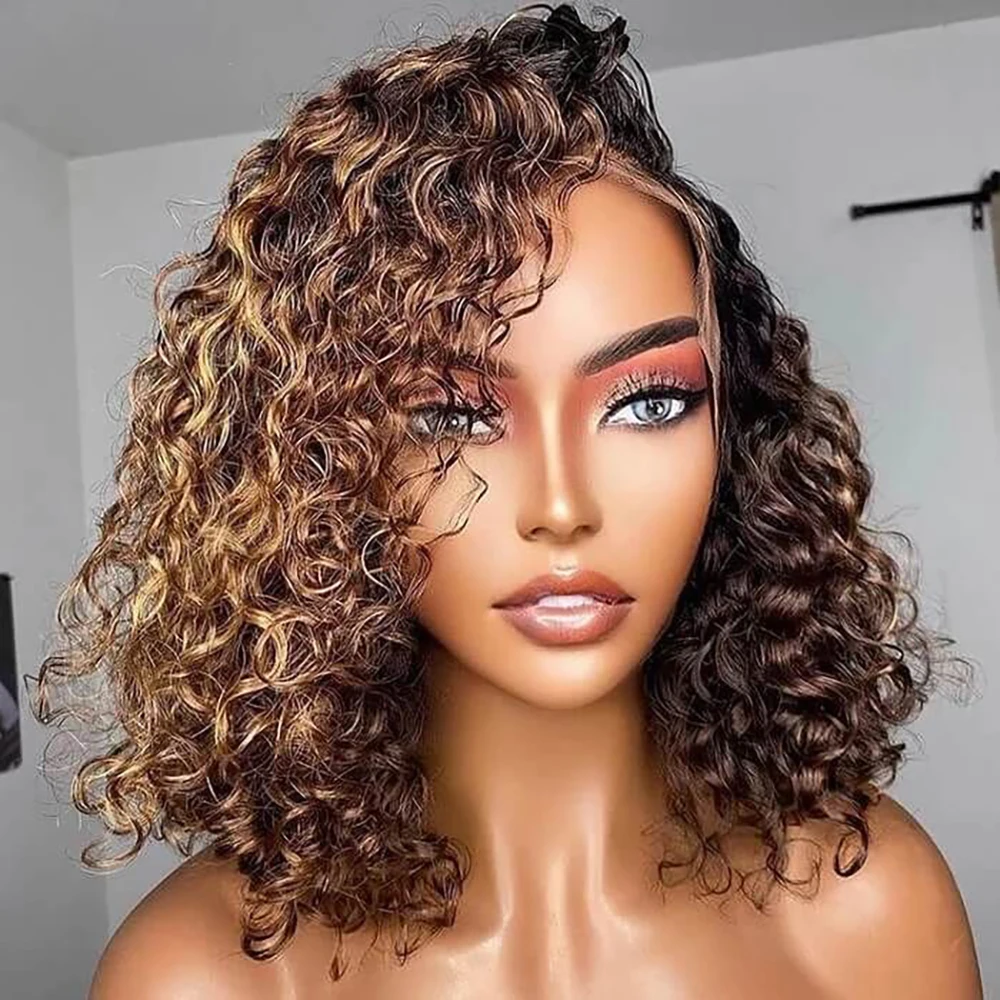 

Выделите парик из человеческих волос, глубокая волна, парик из человеческих волос, 13x4, кружевной фронтальный парик, плотность 220, бразильские девственные волосы, 100% цвет человеческих волос, парики