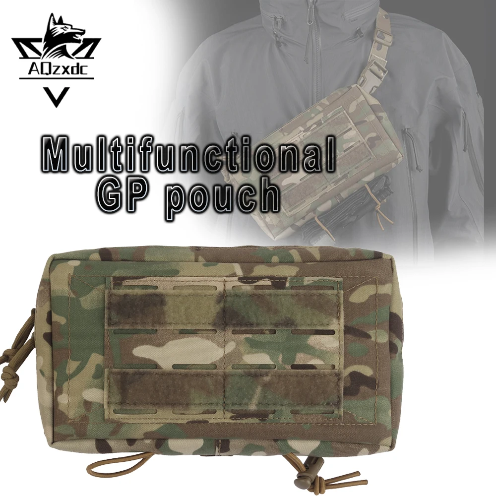 

Tactical Multifunctional GP Pouch Molle Plate Carrier Back Panel Airsoft Multi-purpose Drop Hanging Plate for Hunting Shooting
