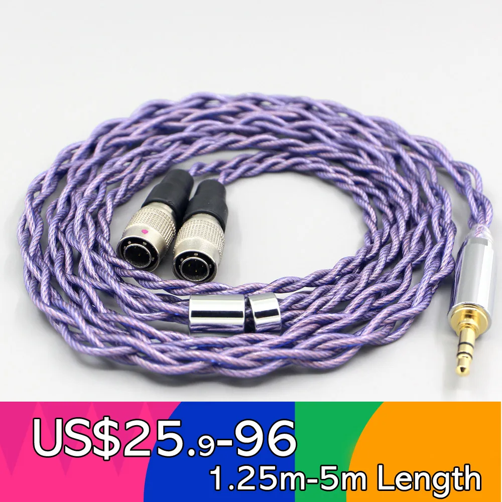 

Type2 1.8mm 140 cores litz 7N OCC Headphone Earphone Cable For Mr Speakers Alpha Dog Ether C Flow Mad Dog AEON LN007878