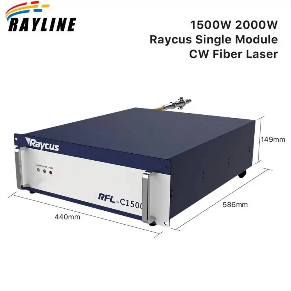 1500W/2000W Original Raycus Fiber Laser Cutting Source RFL-C1500 RFL-2000 Raycus Laser Generator For Fiber Laser Cutting Welding