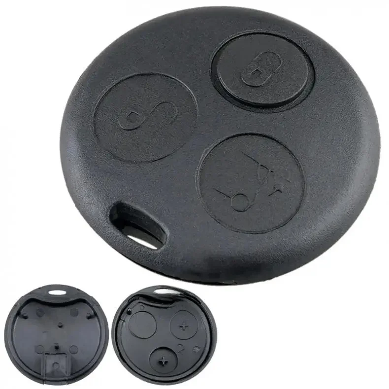 Étui pour clé télécommande 3 boutons, coque de remplacement pour clé de voiture, compatible avec Fortwo 450 Mercedes Benz SMART