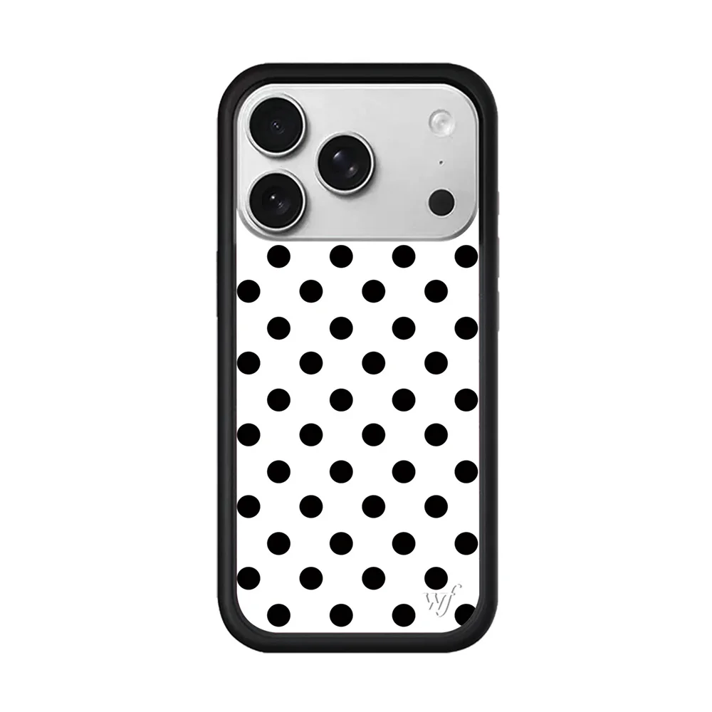 Etui na telefon z motywem dzikich kwiatów i kropek, urocze, do iPhone 17 Pro Max 16 Plus 17 Air 12 13 14 15 16 Pro 17, obudowa z wiśniami, trójwymiarowe etui z kreskówkami. — zdjęcie produktu 2