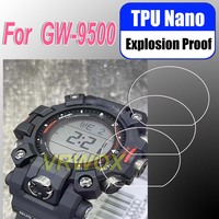 1/3pcs PET Explosion-proof Watch Film For  GW-9500 GW9500 DW-6600PC DW6600 G-B001RG 0.15mm D Clear Screen Protector Not Glass