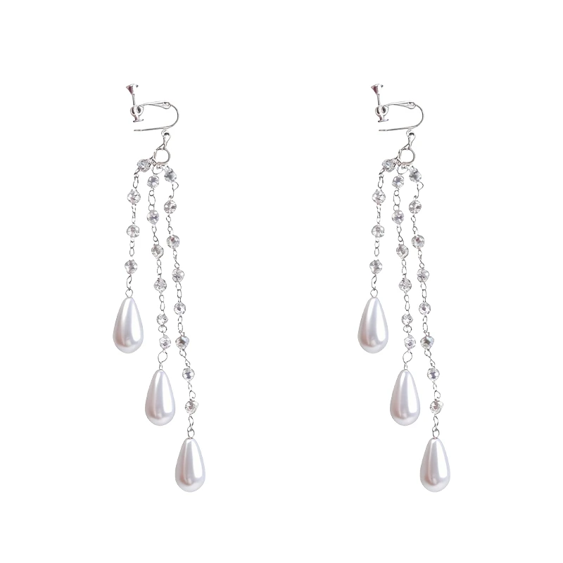 Pearl Tassel Chain Breast Clamps Labia Clips for Teasing Punishment Nipple Clips SM Foreplay Adult Fetish Products