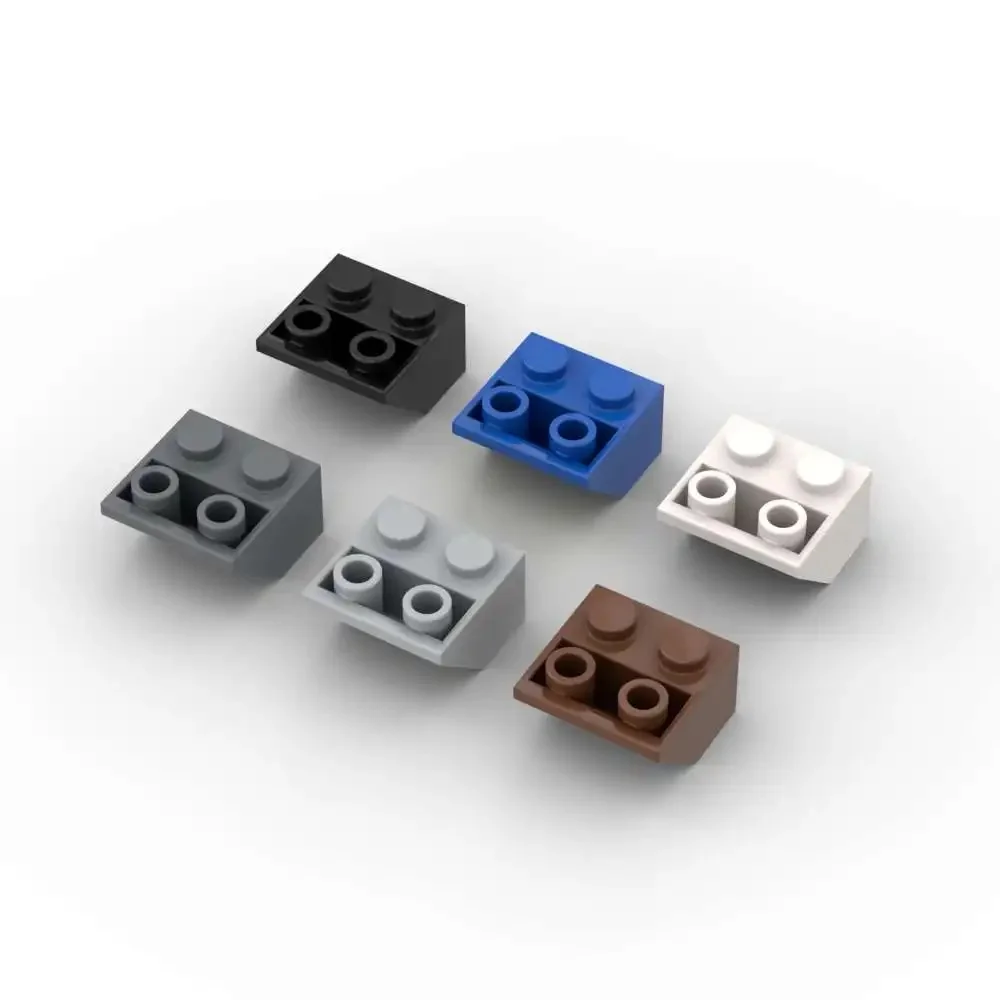 Paremploy3660-Kit de blocs de construction, 10 pièces, puzzle inversé 45, 2x2, avec broches astronomiques plates, briques, jouet cadeau, livraison directe