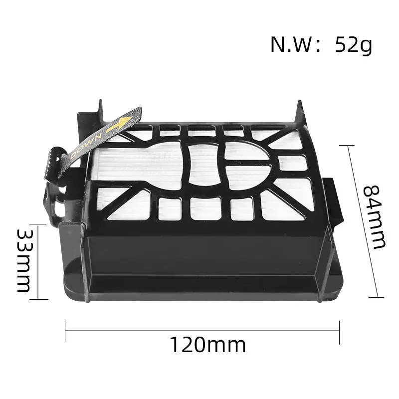 For Shark AV2500AE AV2501AE RV2502AE Robot Vacuum Main Brush HEPA Filter Spare Parts Accessories Kit Pack