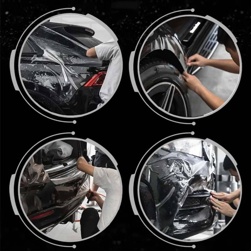 Car Wrap Film TPH Paint Protective Decal PPF Anti Scratch Transparent Stickers Auto Decoration Car Accessories Interior Exterior