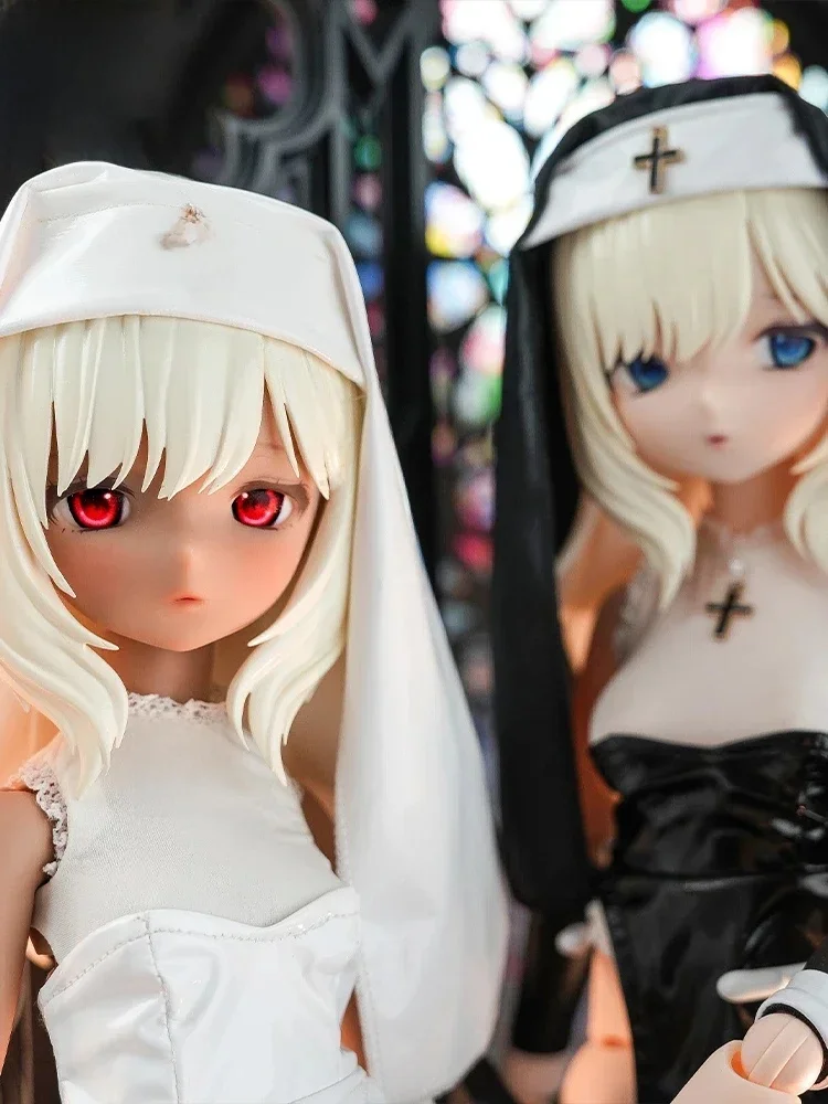 Ensemble Complet de Façades de Chocolat, Ajustement de l'Imomodoll Nuit, HyStylish Mimi Lapin, 45cm Beurre MJD BJD