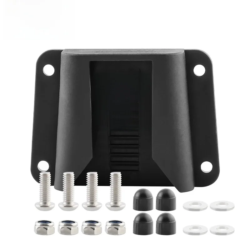 AliExpress MUQZI for Brompton Bag Front Carrier Mount Adapter Bike Front Bag Block Carrier Bracket with Screws Folding Bike Accessories
