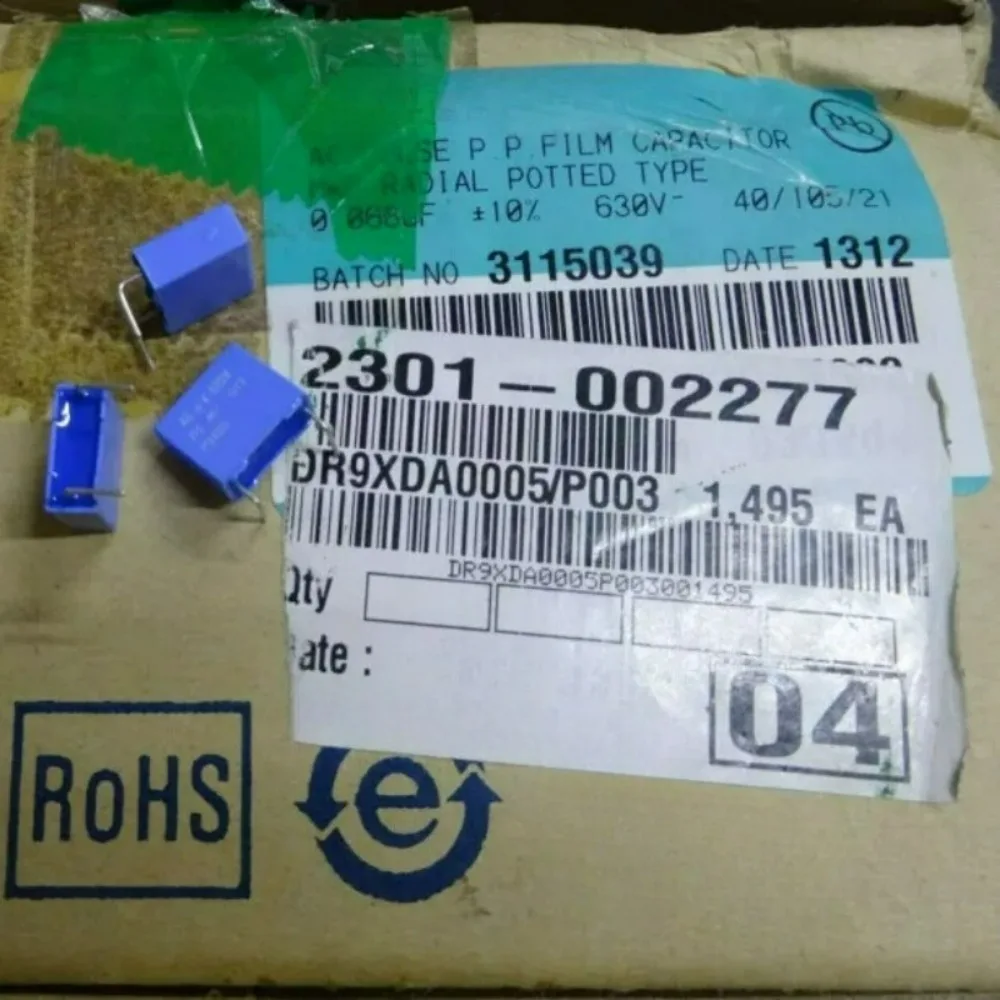 10pcs/lot MKP372 0.068uf 630v 68nf 683 K Brand New 10mm Film Capacitor (Custom Pins)