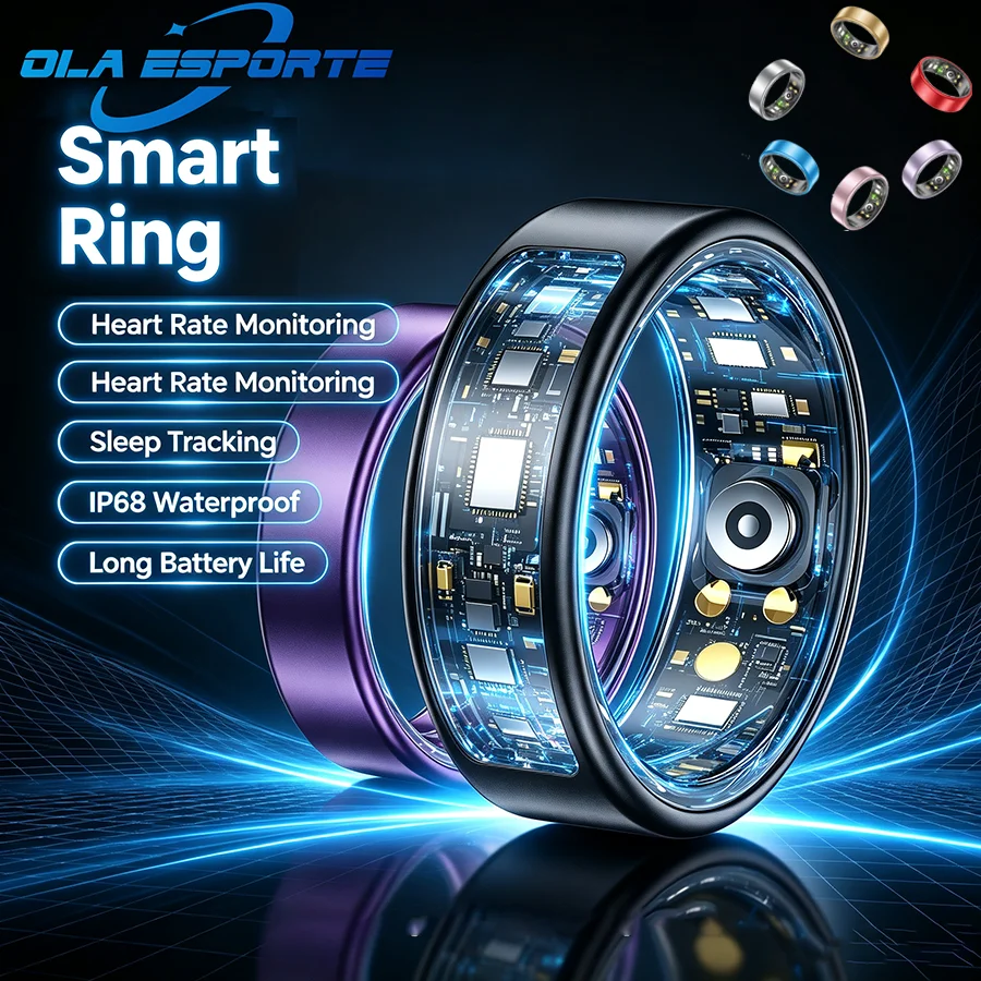 Smart Heart Rate Monitor Ring for Couples