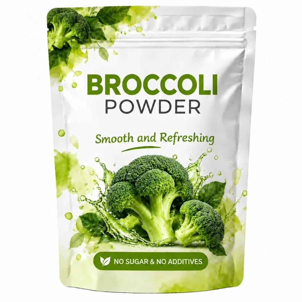 Broccoli Powder, Vegetable Powder, Fine Texture, Easy Mixing, 180g