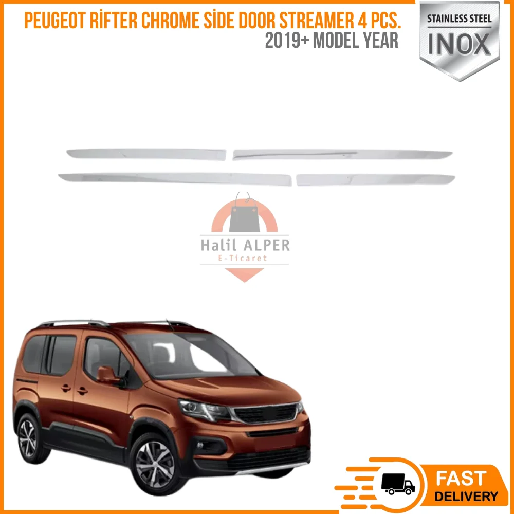 

For Rifter chrome side door Peugeot Streamer 4.2019 and Up. A + quality modified automotive accessories affordable high quality