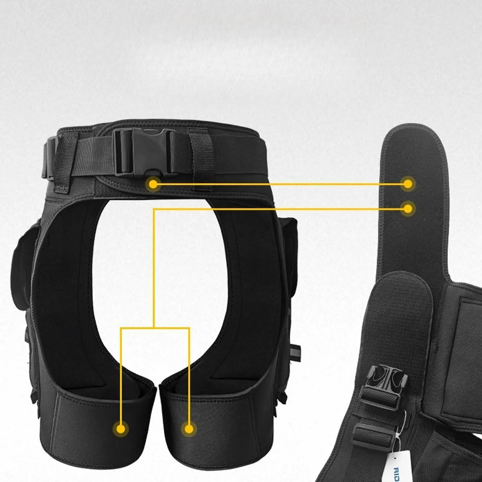 Neoprenanzughose, verstellbares Taillenband mit Seitentaschen, Neoprenanzug-Shorts zum Kanufahren, Tauchen, Kajakfahren, Schwimmen, Surfen