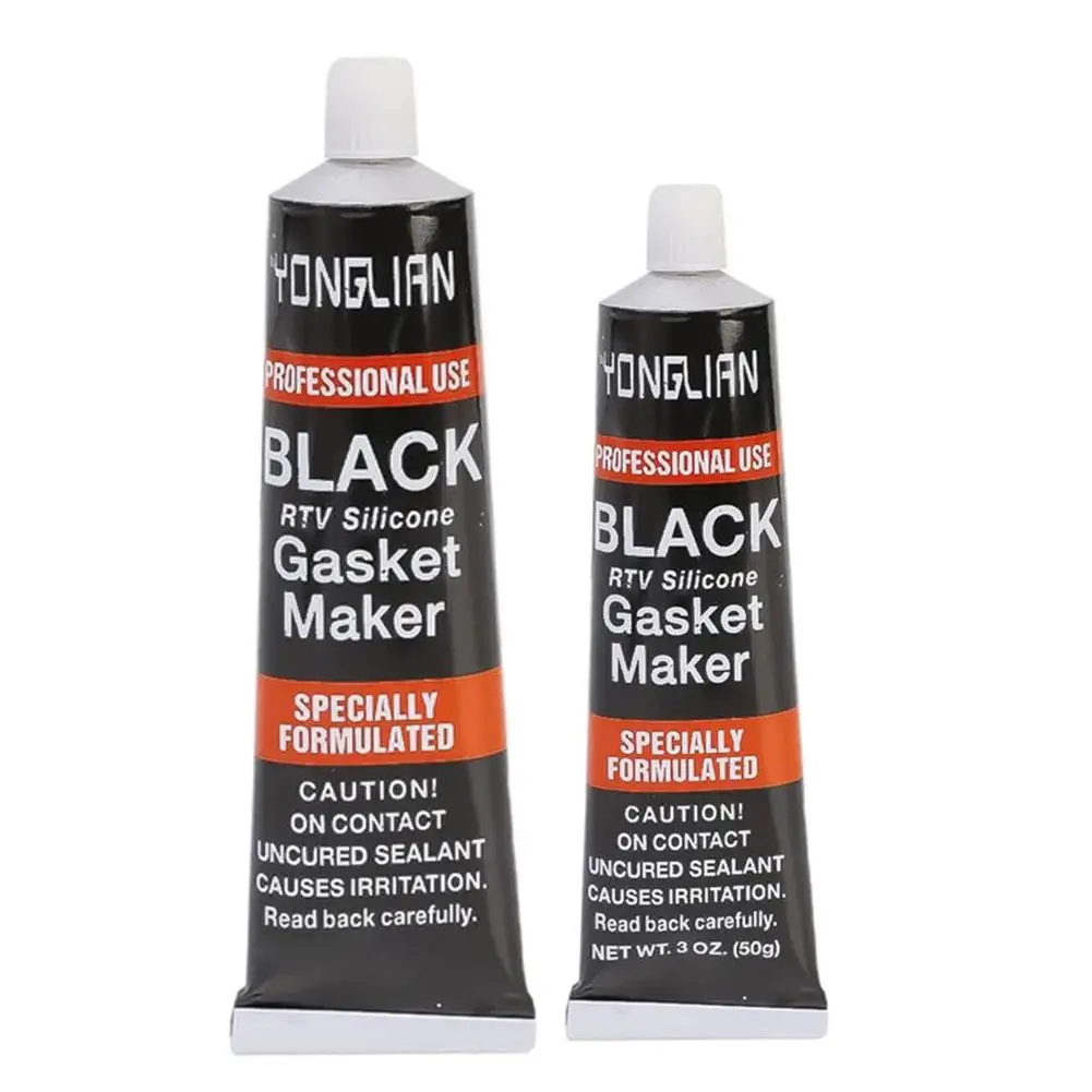 RTV Silicone Gasket Maker Black Hi-Temp Sealant Oil Resistant For Engines Automotive Sealant With High Adhesion Car Sealant C1B3