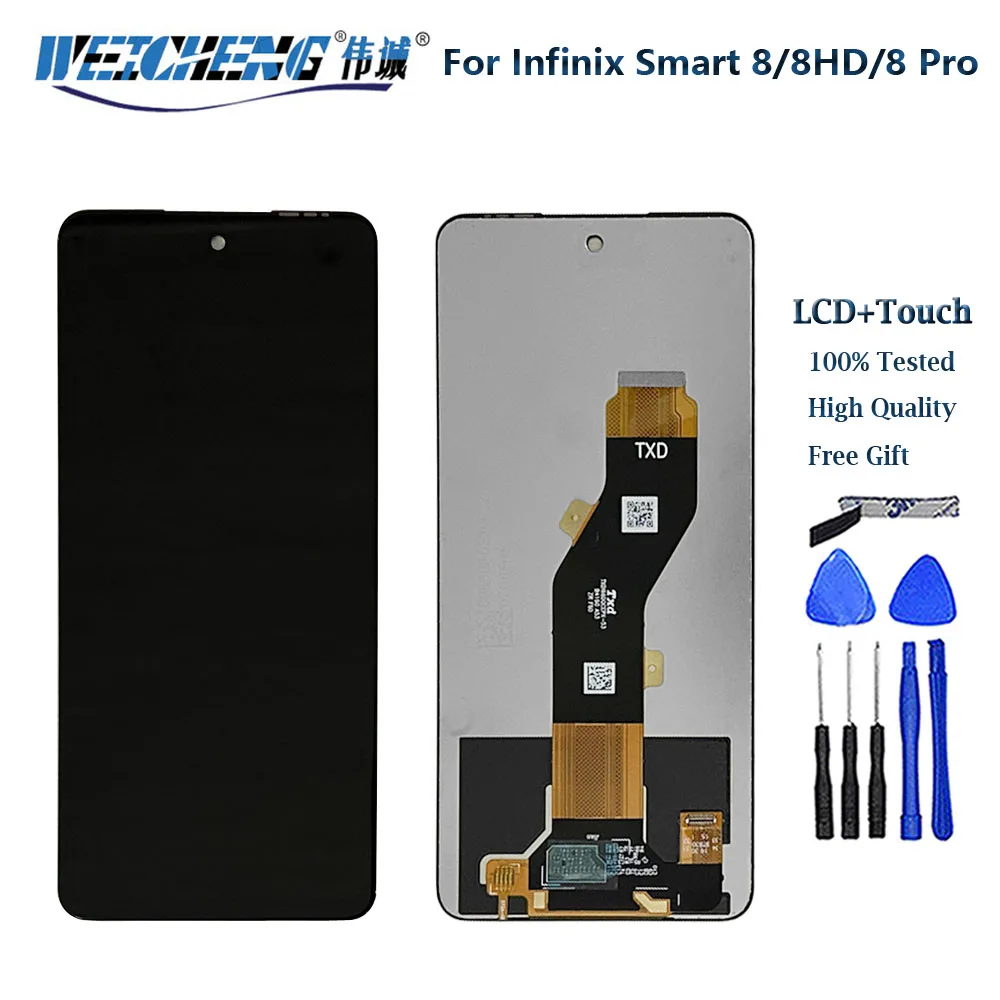 

For Infinix Smart 8 Pro X6525B LCD Screen Display Touch Screen Assembly X6525 Infinix Smart 8 Plus Smart 8HD LCD Parts