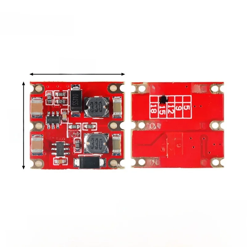 5Pcs/1pc 300mA DC-DC Step Down Buck Power Module Dual 15V 12V 5V to 7-50V output ±15V ±12V ±5V Converter Voltage Regulator Bo — zdjęcie 2