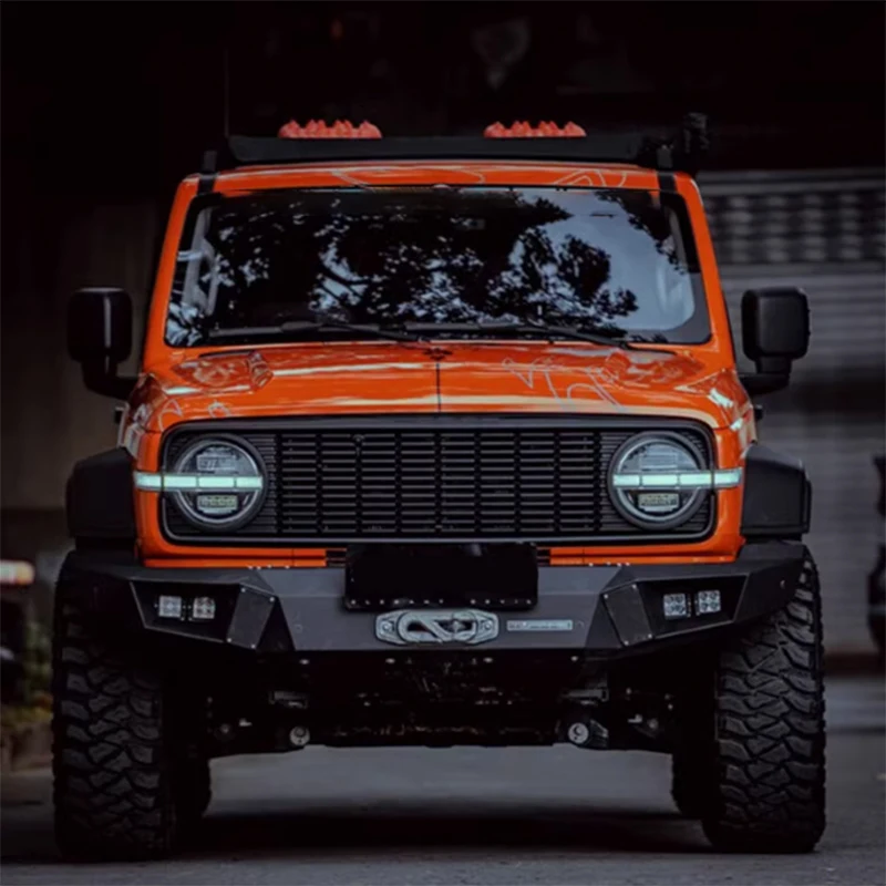 لخزان GWM 300 الشبكة الأمامية مادة البولي بروبلين الظلام نمط الشبكة الأمامية تصميم جديد اكسسوارات السيارات الخارجية