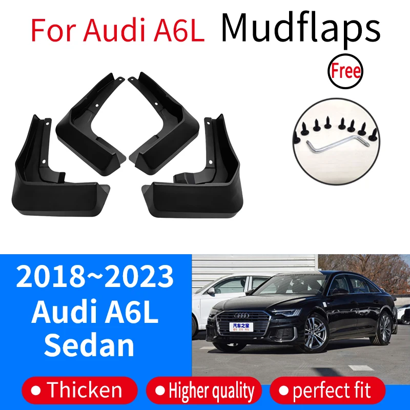 

Auto Parts For Audi A6L 2018~2023 2022 C8 Fender Lining Car Front Rear Wheel Fender Splash Guard Accessories Mudguard Skin 4pcs