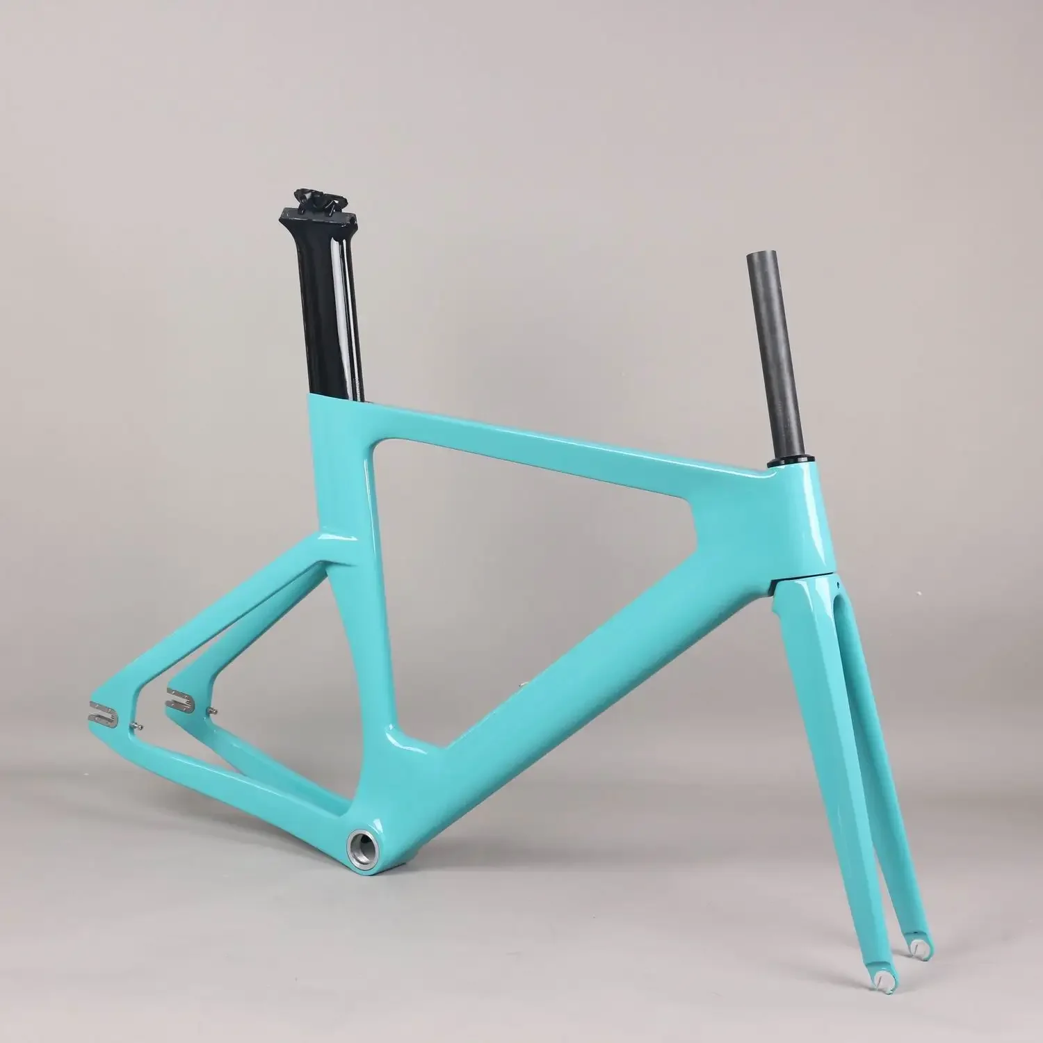 AliExpress SERAPH 60cm available  custom paint carbon track frame road frames fixed gear bike frameset fork have hole