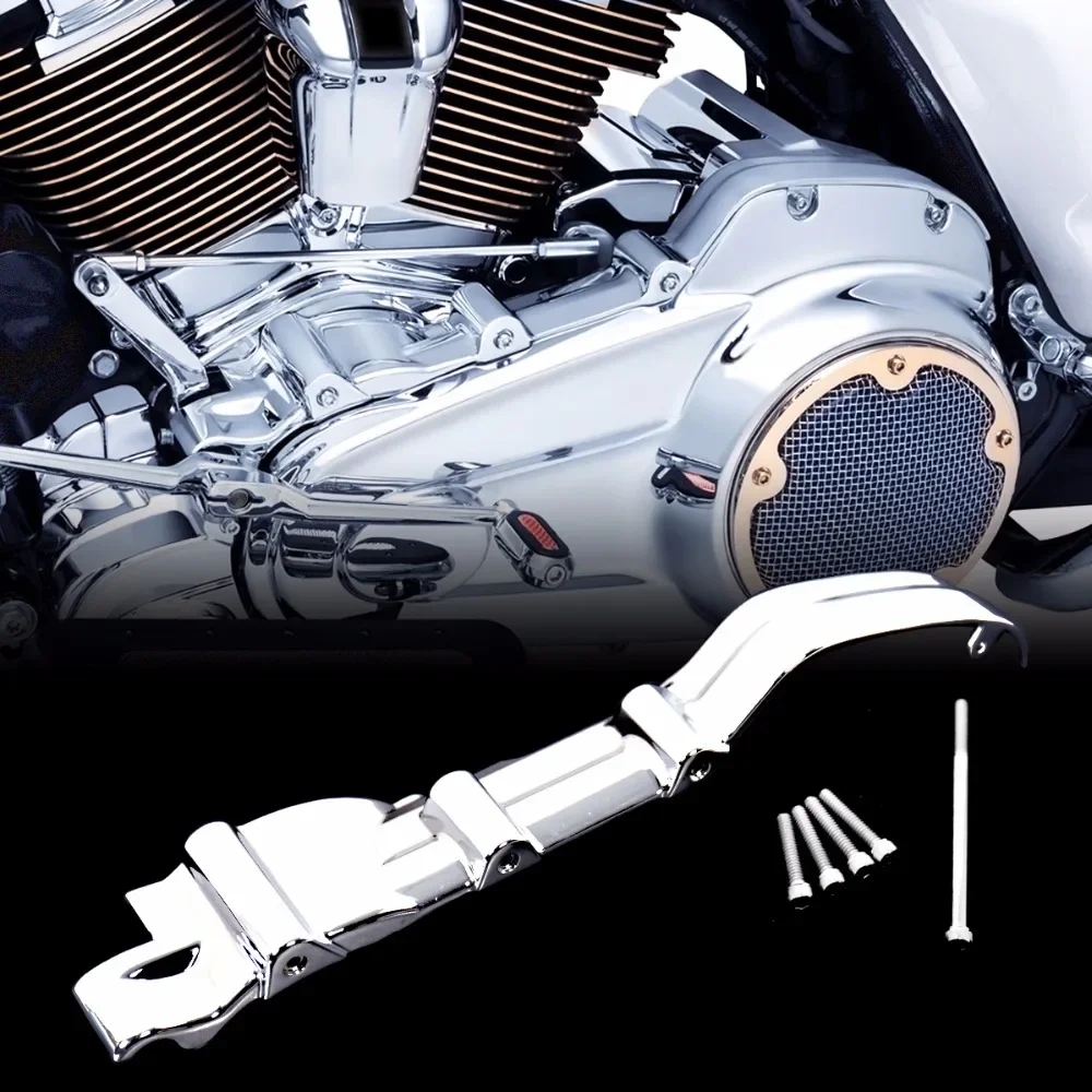Chrome wewnętrzna podstawowa pokrywa dla Harley Touring przemieszczanie się po ulicy Road King FLHX FLH/T FLHR 2017-2023 modele — zdjęcie 2