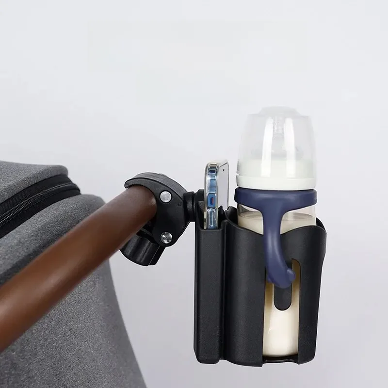 Porte-gobelet multifonction pour chariot de bébé, support de tasse d'eau, cadre de téléphone portable, bouteille de conception de cadre de bouilloire, stockage, T1, 2 en 1