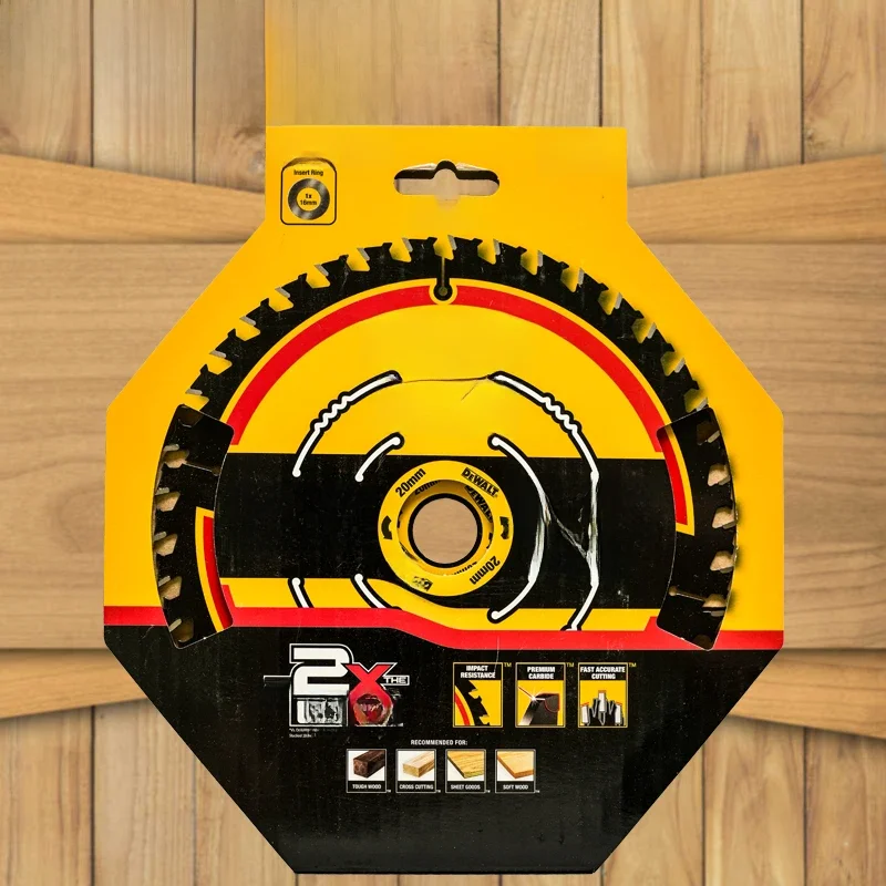 DEWALT DT90259 2X Life brzeszczot do piły tarczowej 184MM * 40T zęby uniwersalna tarcza do cięcia drewna części do narzędzi załączniki — zdjęcie 2