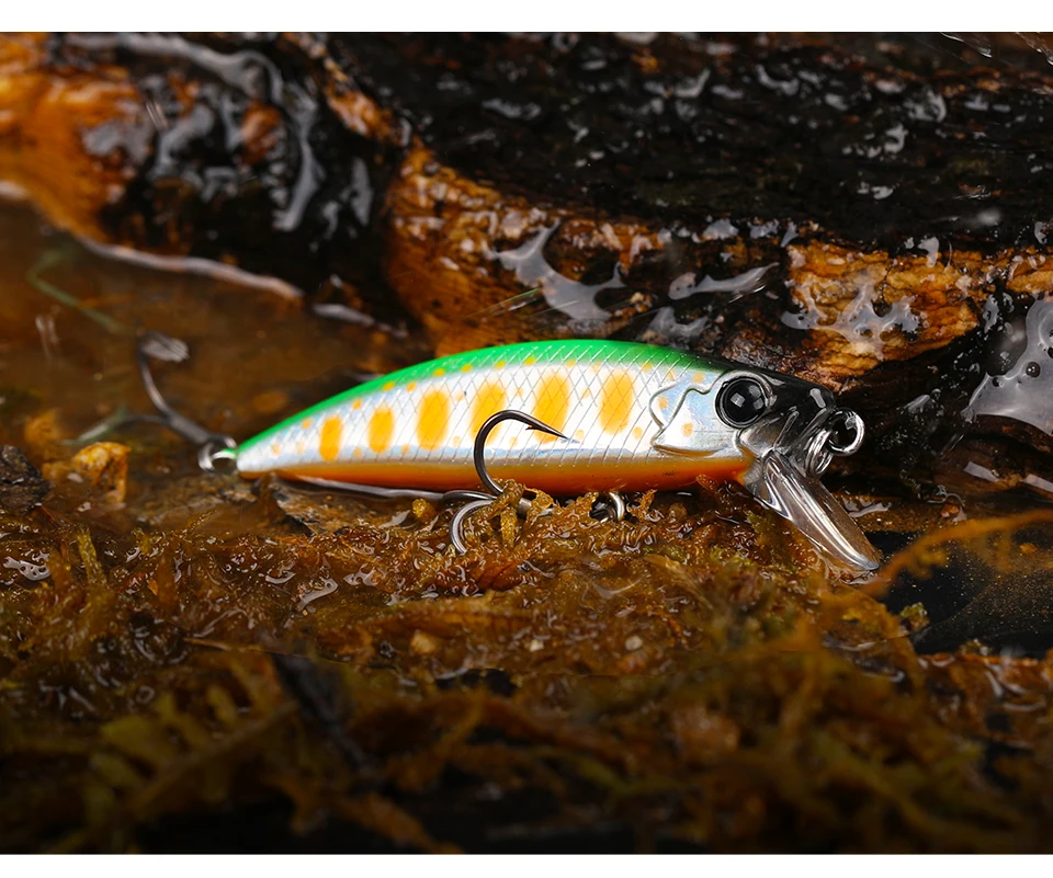 TSURINOYA Intruder 51S Sinking Minnow Stream Fishing Lure 51mm 5,8g Künstlicher Hartköder für Forellen, Ajing, Jerkbait, Flussköder – Detail 9