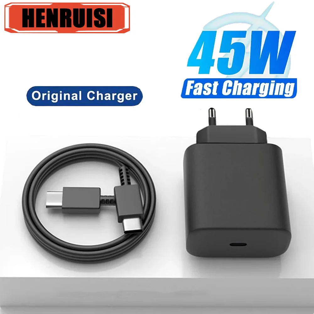 45W Original Chager Super Fast Charge Type C Charger Power Adapter Phone Chagers USB C Type C Cable Quick Charging Accessories