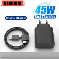 PD 45W USB C Chager For Samsung Galaxy S23 S22 S21 Ultra S20 S10 Note 10 20 A54 Usb Type C Cabel Quick Charging Accessories