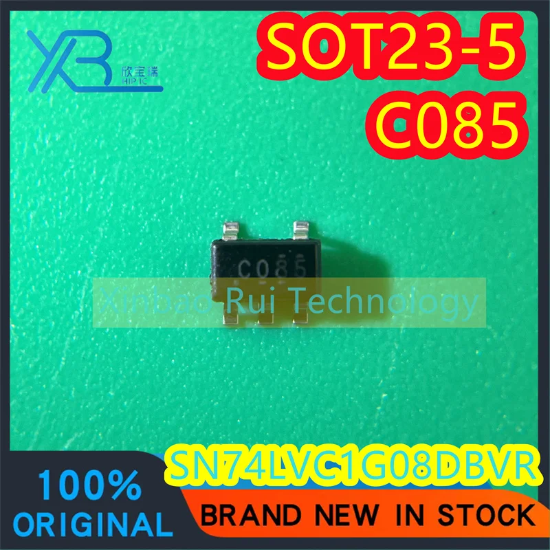 

(10/50pieces) SN74LVC1G08DBVR Parts Mark C08* C085 SOT-23-5 2-input AND gate logic chip New original Electronics spot