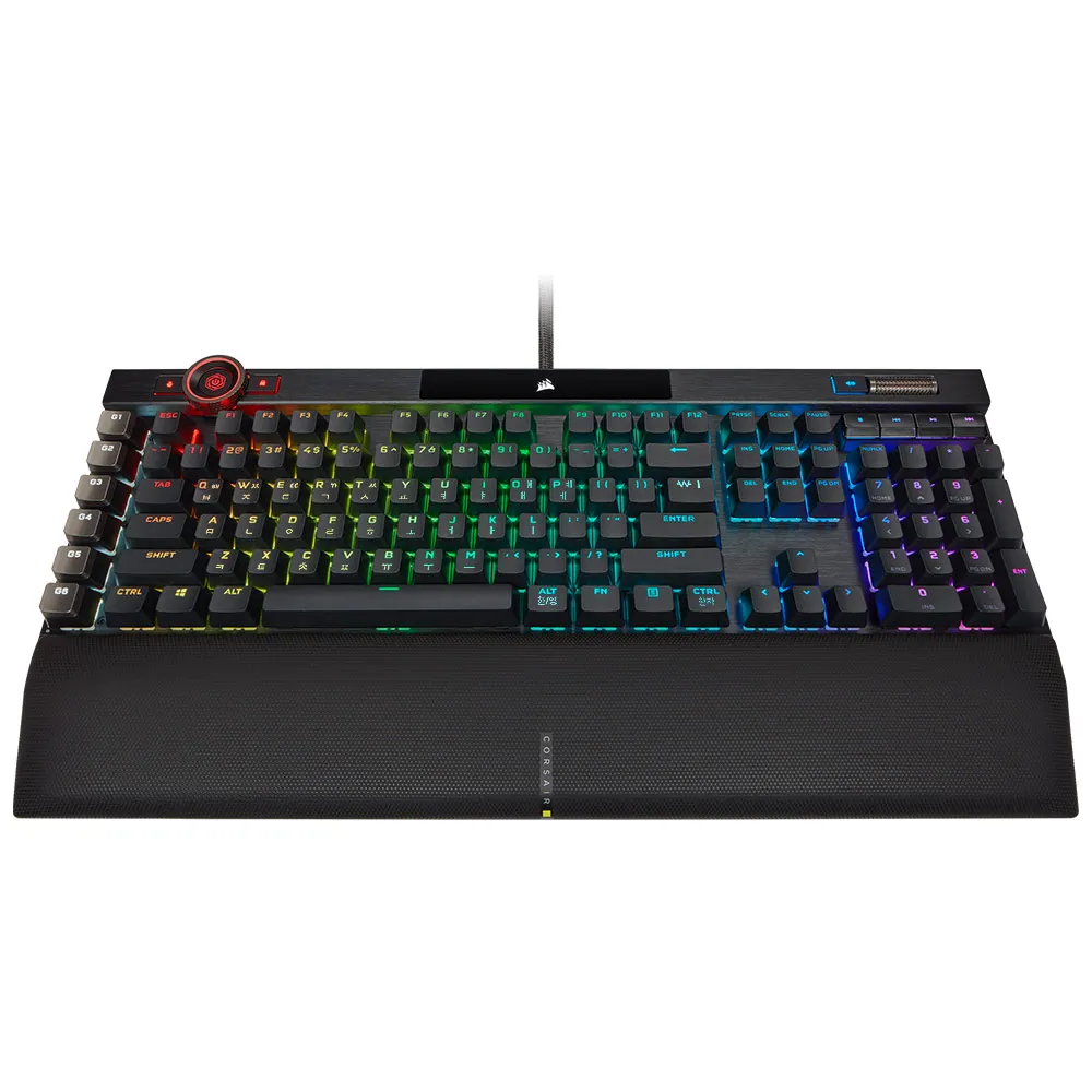 Cursair K100 RGB PBT OPX mine accumulation Hangul Mechanical Gaming Keyboard (Official Store/sent to Korea)