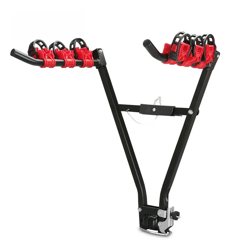 AliExpress UK 3 Bikes Carrier Rack Steel V-Rack Trunk Mount Bicycle Car Rack Holder Stand SUV Rear Rack