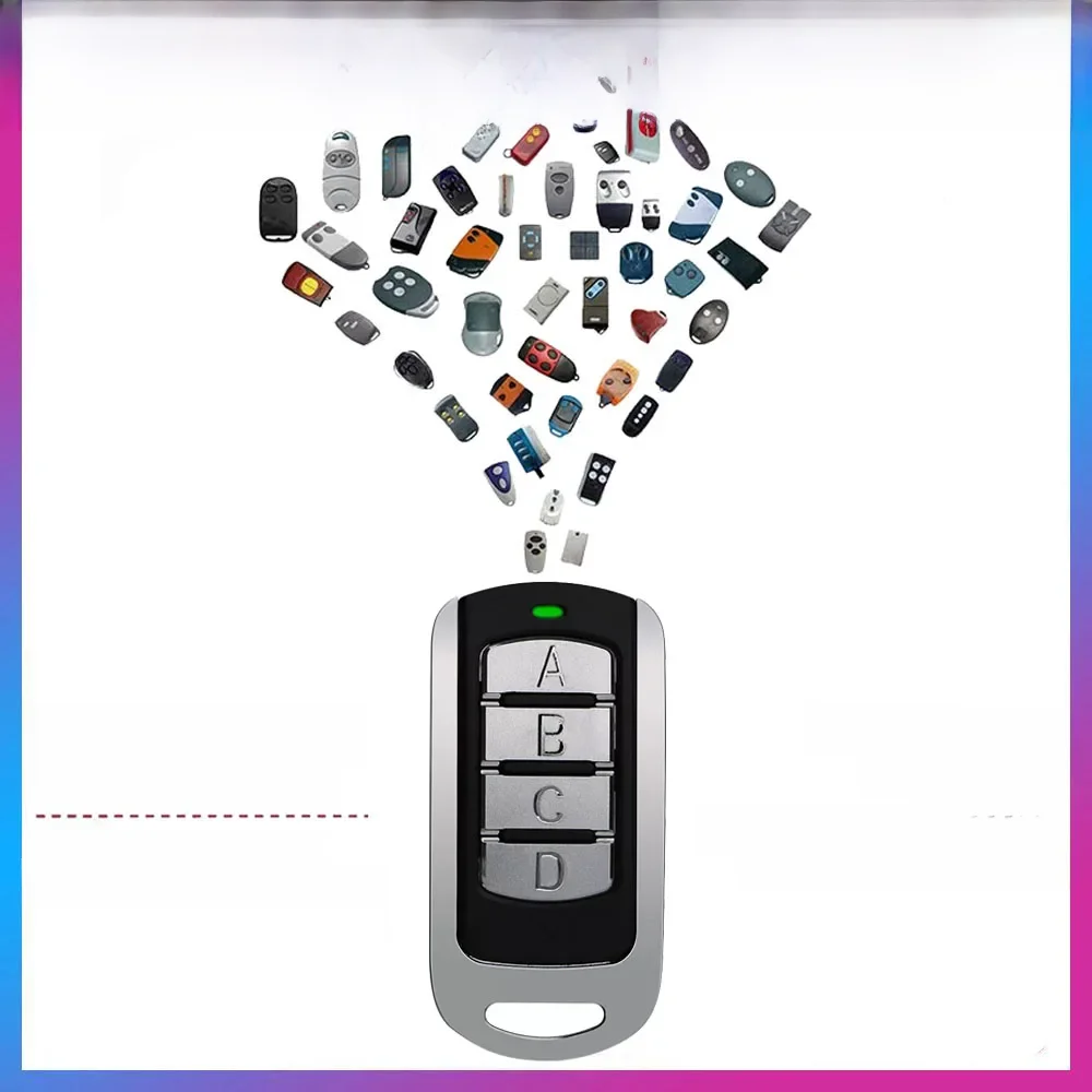 Commande électronique universelle multifréquence pour porte de Garage, 280-868MHZ, 4 en 1, porte-clés, transmetteur manuel de commande
