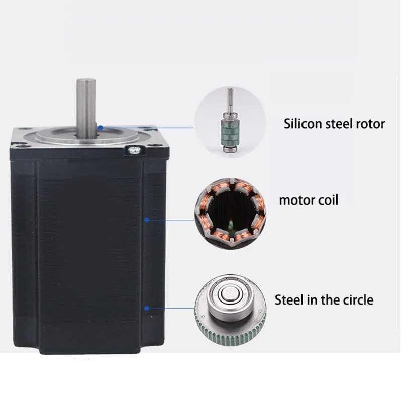 Imagem -02 - Jmc 60j18874408-hb Motor Deslizante Bifásico 4a 3nm mm Diâmetro do Eixo Adaptado à Movimentação 2dm556