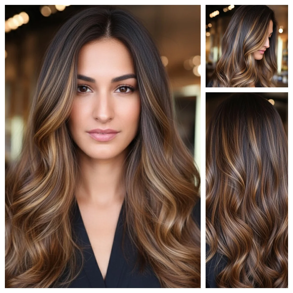 

Парик из натуральных волос Lothoey, шоколадно-коричневый, с волнистым укладом, с мелированием, частичный натуральный блеск, средней и большой длины, темпераментный, коричнево-блонд