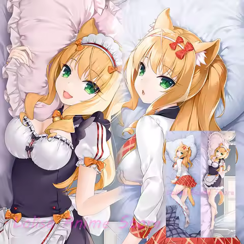 Dakimakura Maple Nekopara Anime Body Pillow Cover Double-Sided Print Pillowcase Life Size Birthday Gifts