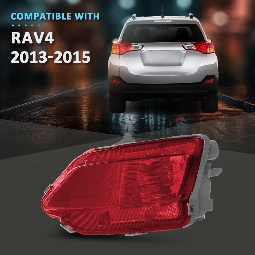 

Turn Signal Lamp Right Rear Bumper Fog Tail Light Fit for Toyota Rav4 2013 2014 2015 Waterproof Snowproof Dustproof Car Accessory
