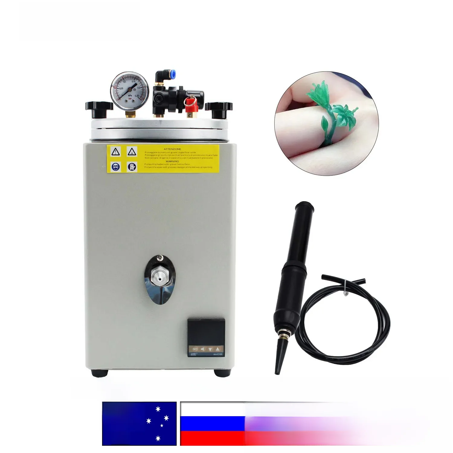 Pomp Injectie Wax Machine Sieraden Verwerking Apparatuur Gietversie Juweliers sieraden gereedschap - afbeelding 2