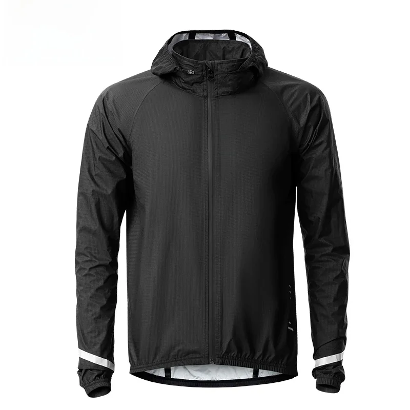 AliExpress ROCKBROS Raincoat Cycling Waterproof Jacket Lightweight Motorcycle Rain Coat Breathable Reflective Hooded Outdoor Windbreaker