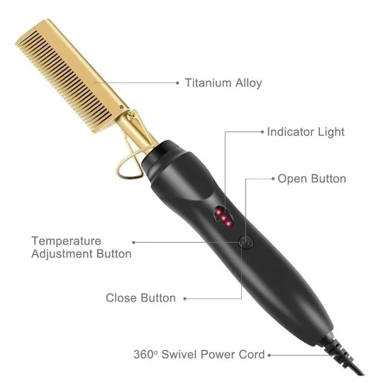 Pente Alisador Multi-funcional Elétrico Aquecimento - Neverdie Store
