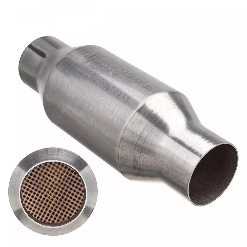 Convertisseur catalytique universel pour voiture, 2 "/2.25"/2.5 "/3", système d'échappement de Sport propre, convertisseur de catalyseur à cellules 400, acier inoxydable Euro1