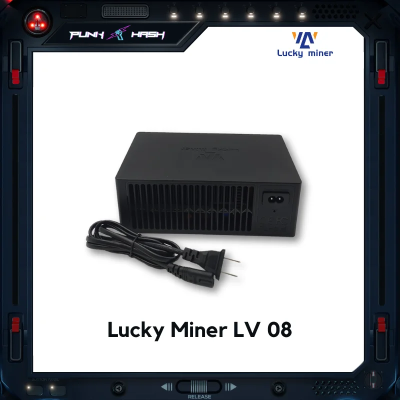 Lucky Miner Lv08 BTC Solo Miner 4,2TH/S с блоком питания Bitcoin Miner Solo BTC Mining Bitcoin Avalon Nano 3